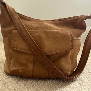 Women’s fossil genuine leather brown purse vintage 1954